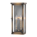 Hinkley Lighting 2005DS Dark Antique Brass Large Wall Mount Lantern Image 1