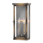 Hinkley Lighting 2005DS Dark Antique Brass Large Wall Mount Lantern Image 1