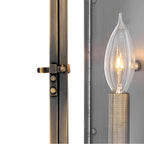 Hinkley Lighting 2005DS Dark Antique Brass Large Wall Mount Lantern Image 4