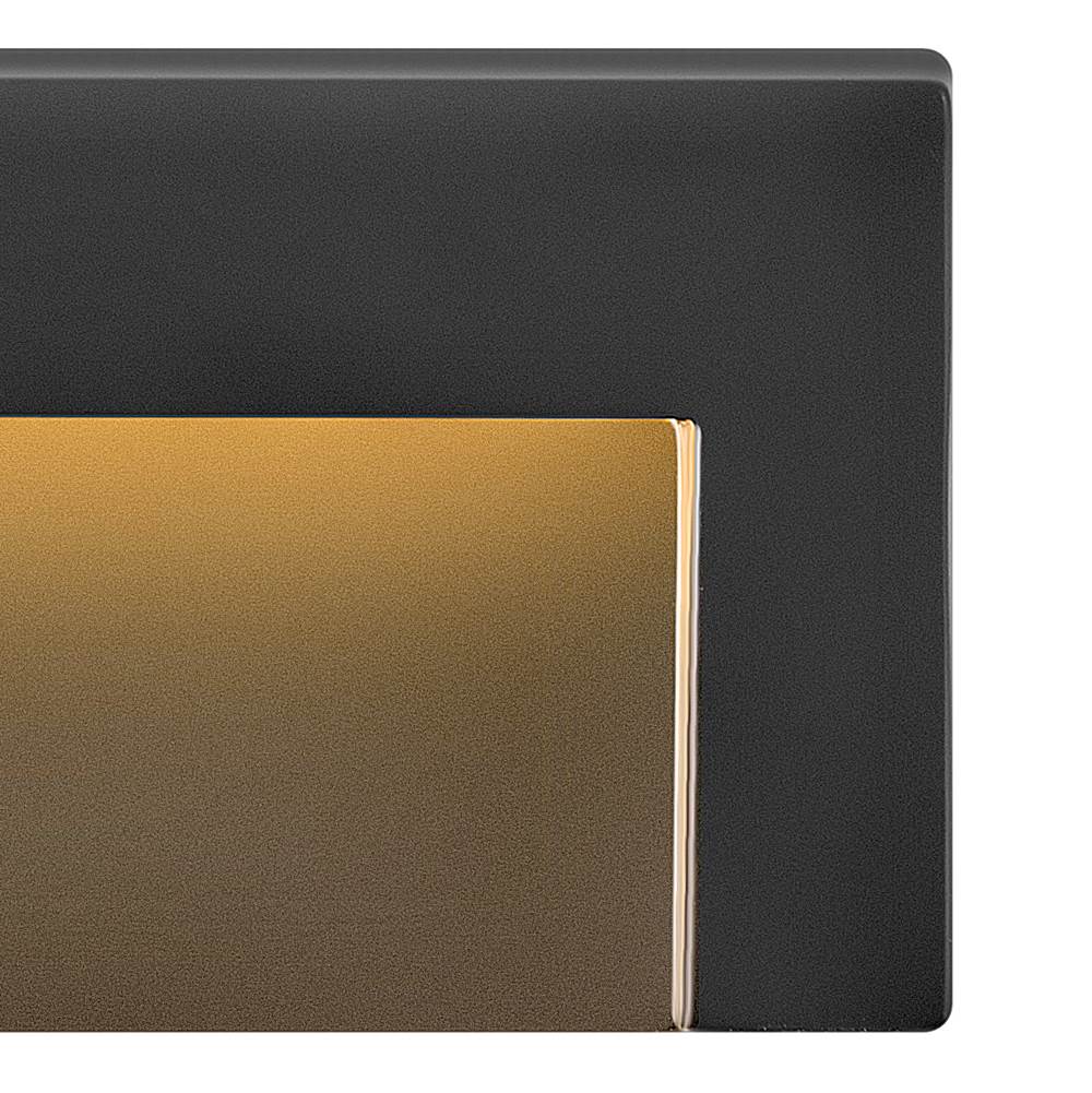 Hinkley Lighting 1557SK Satin Black Taper Deck Sconce 12v Wide Horizontal Image 3
