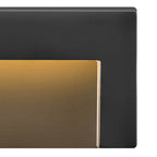 Hinkley Lighting 1557SK Satin Black Taper Deck Sconce 12v Wide Horizontal Image 3