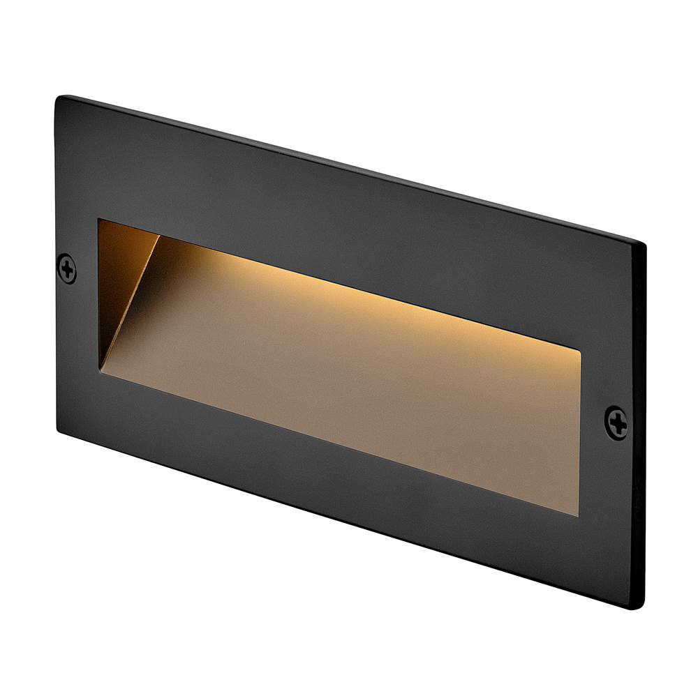 Hinkley Lighting 1565SK Satin Black Taper Step 12v Wide Horizontal Image 3