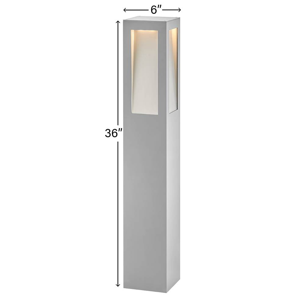 Hinkley Lighting 15288TT Titanium Taper Led Bollard Image 2