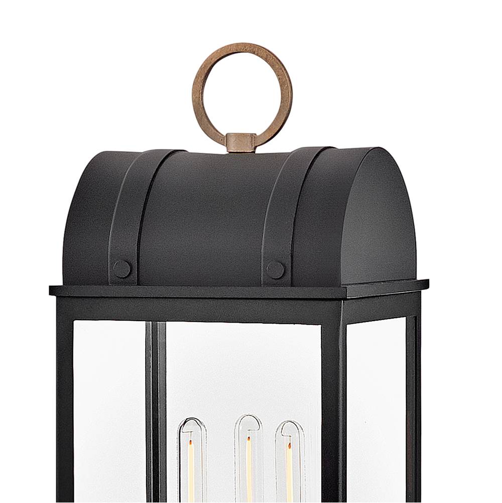 Hinkley Lighting 10661BK-BU Black Large Post Lantern Image 7