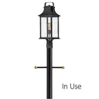 Hinkley Lighting 6660TK Textured Black 7' Direct Burial Post Image 2