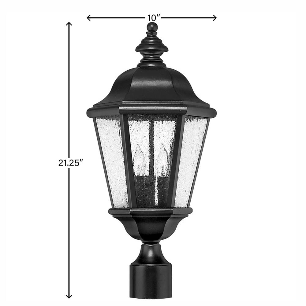 Hinkley Lighting Edgewater Large Post Top Or Pier Mount Lantern 12v