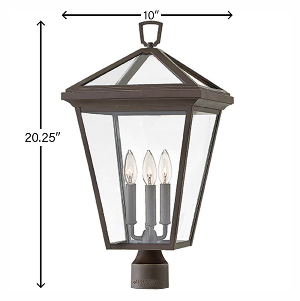 Hinkley Lighting Alford Place Medium Post Top Or Pier Mount Lantern 12v