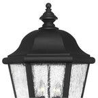 Hinkley Lighting 1677BK-LV Black Extra Large Post Top Or Pier Mount Lantern 12v Image 4