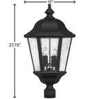 Hinkley Lighting Edgewater Extra Large Post Top Or Pier Mount Lantern 12v