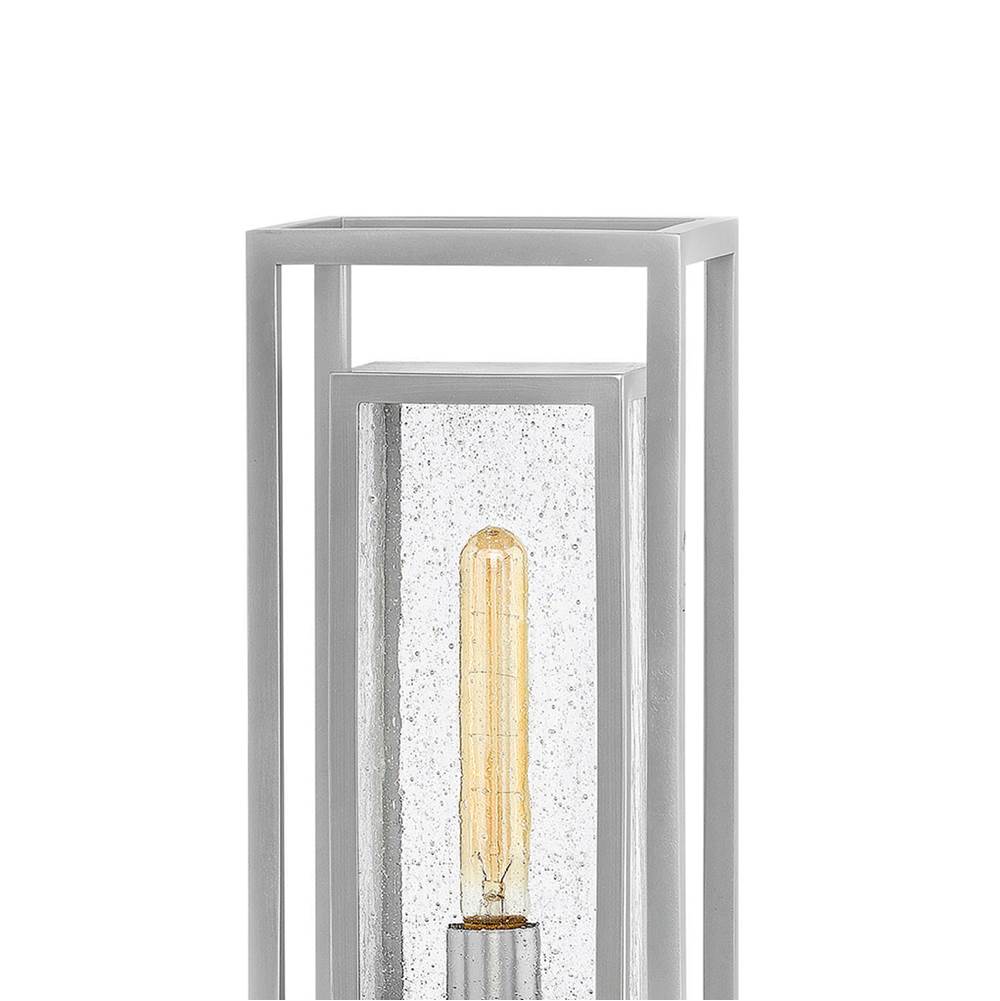 Hinkley Lighting 1001SI-LL Satin Nickel Medium Post Top Or Pier Mount Lantern Image 3