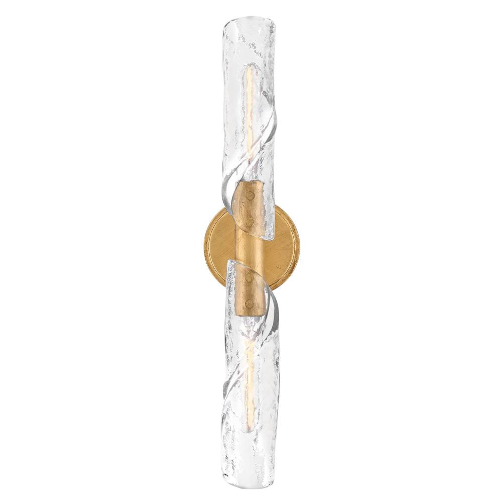 Hinkley Lighting 57462DA Distressed Brass Large Two Light Sconce Image 2