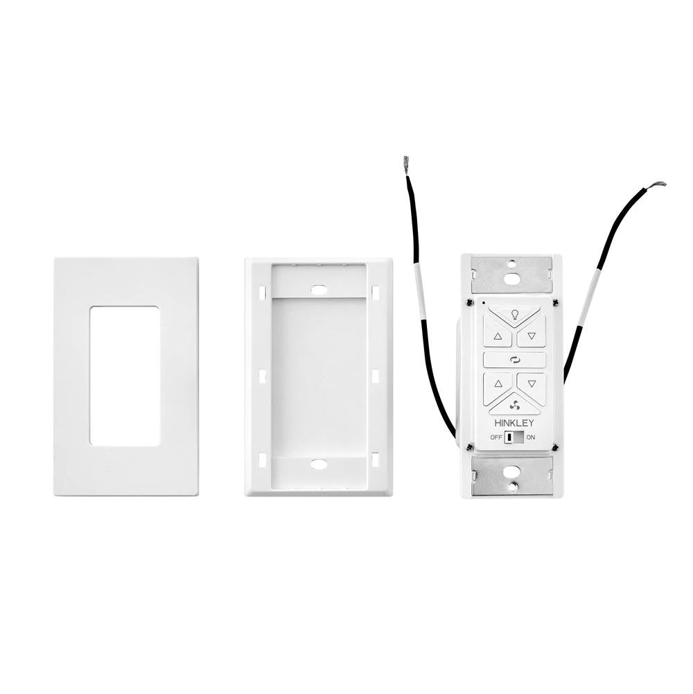 Hinkley Lighting 980024FWH White Hiro Wall Control Reversing - Wired Image 3