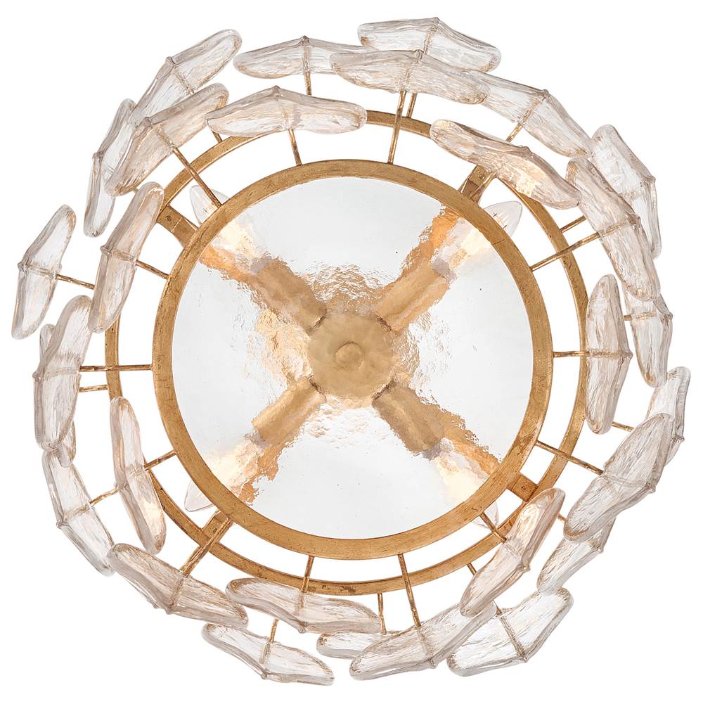 Hinkley Lighting FR32603DA Distressed Brass Medium Convertible Semi Flush Image 4