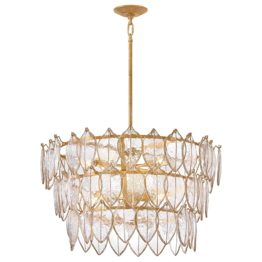 Hinkley Lighting FR32604DA Distressed Brass Medium Chandelier Image 6