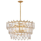Hinkley Lighting FR32604DA Distressed Brass Medium Chandelier Image 6