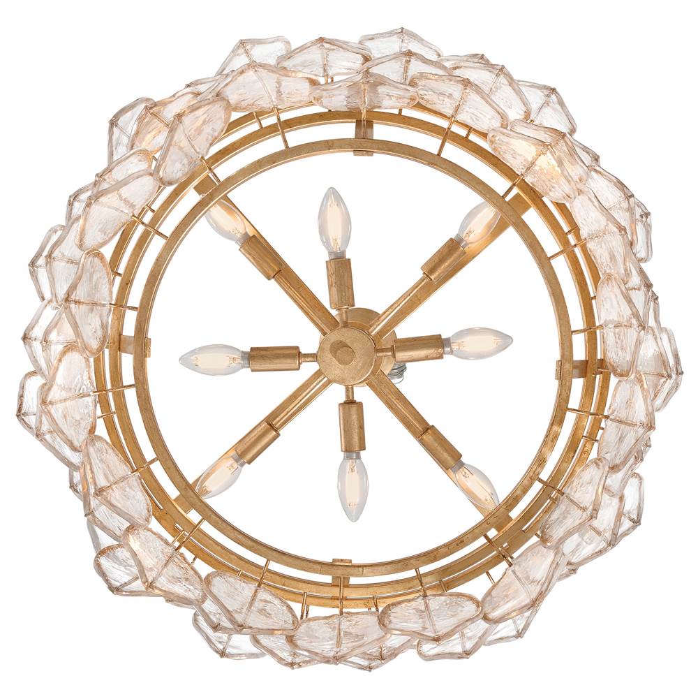 Hinkley Lighting FR32604DA Distressed Brass Medium Chandelier Image 4