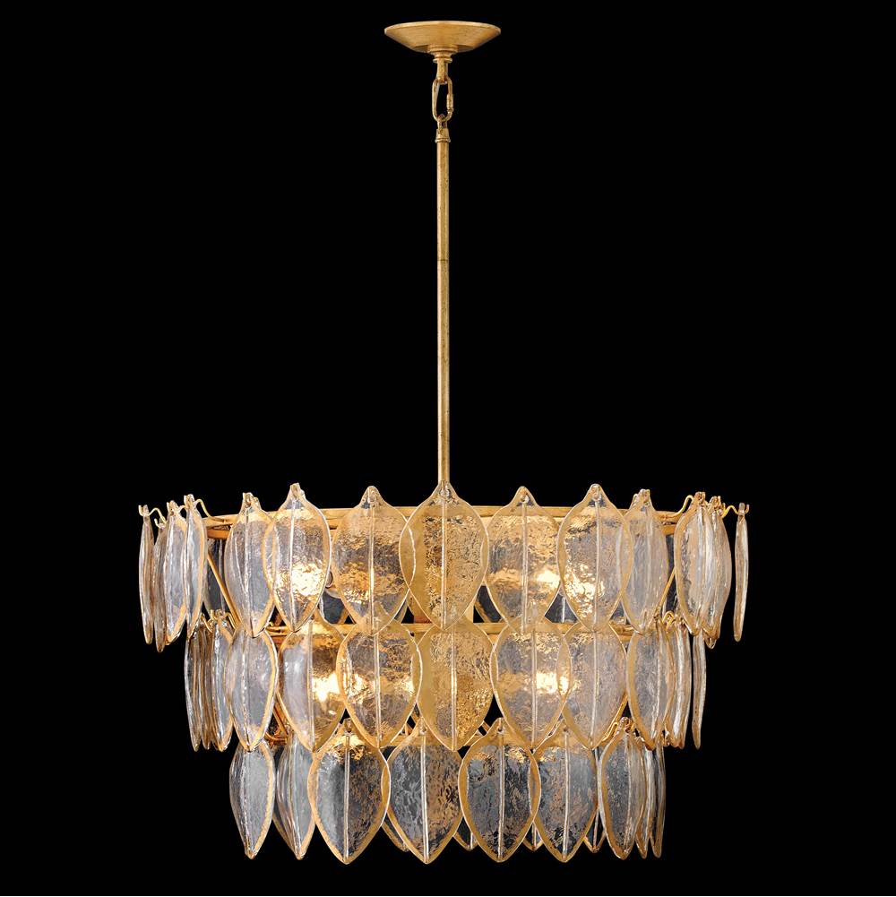 Hinkley Lighting FR32604DA Distressed Brass Medium Chandelier Image 2