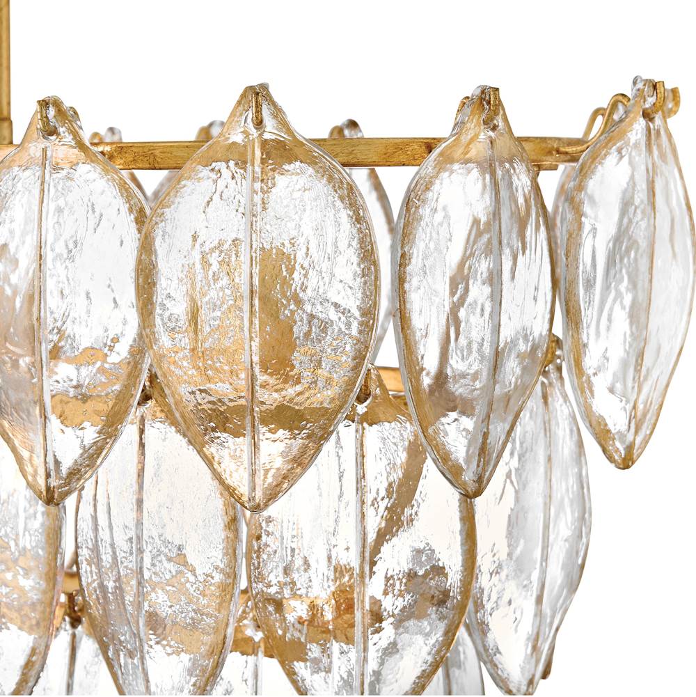 Hinkley Lighting FR32605DA Distressed Brass Medium Five Light Linear Image 7