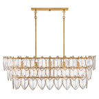 Hinkley Lighting FR32605DA Distressed Brass Medium Five Light Linear Image 4