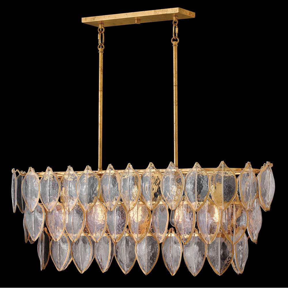 Hinkley Lighting FR32605DA Distressed Brass Medium Five Light Linear Image 2