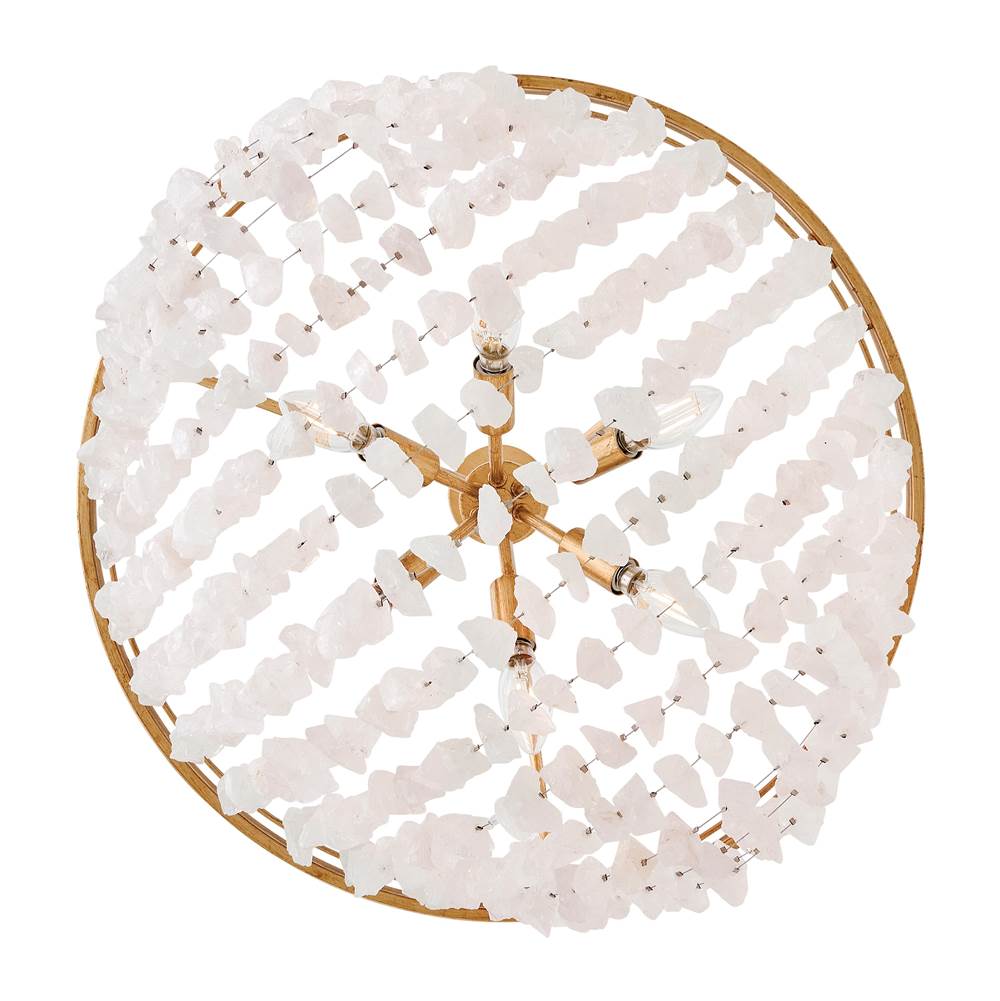Hinkley Lighting FR41594DA Distressed Brass Medium Chandelier Image 3