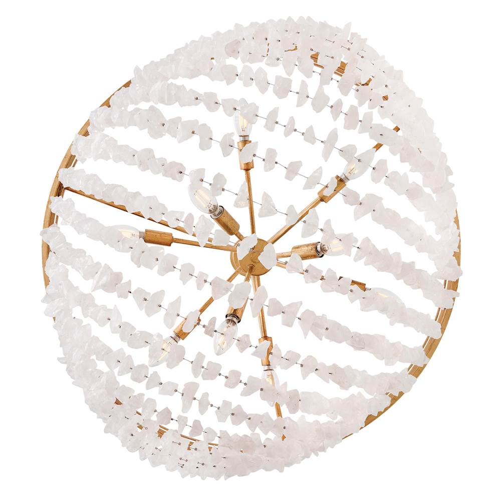 Hinkley Lighting FR41595DA Distressed Brass Medium Chandelier Image 3
