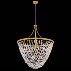 Hinkley Lighting FR41595DA Distressed Brass Medium Chandelier Image 2