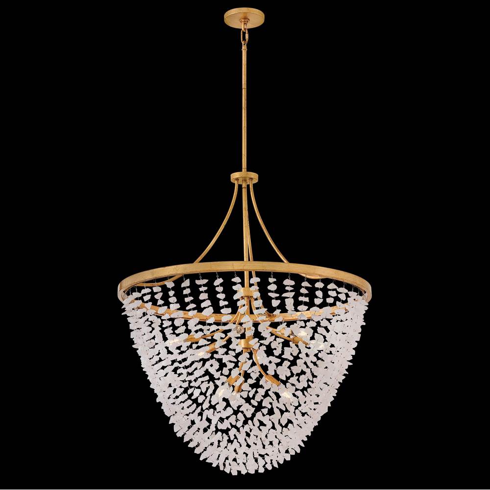 Hinkley Lighting FR41595DA Distressed Brass Medium Chandelier Image 2