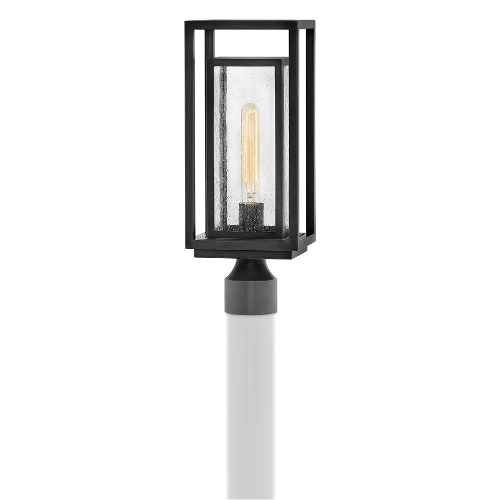 Hinkley Lighting 1001BK-LV Black Medium Post Top Or Pier Mount Lantern 12v Image 4