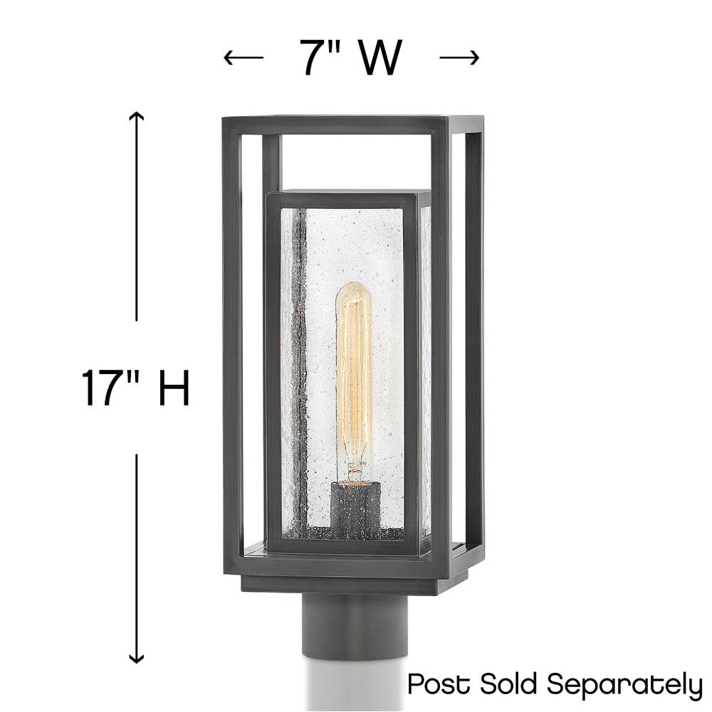 Hinkley Lighting Republic Medium Post Top Or Pier Mount Lantern 12v