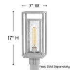 Hinkley Lighting Republic Medium Post Top Or Pier Mount Lantern 12v
