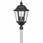 Hinkley Lighting 1677BK-LV Black Extra Large Post Top Or Pier Mount Lantern 12v Image 2