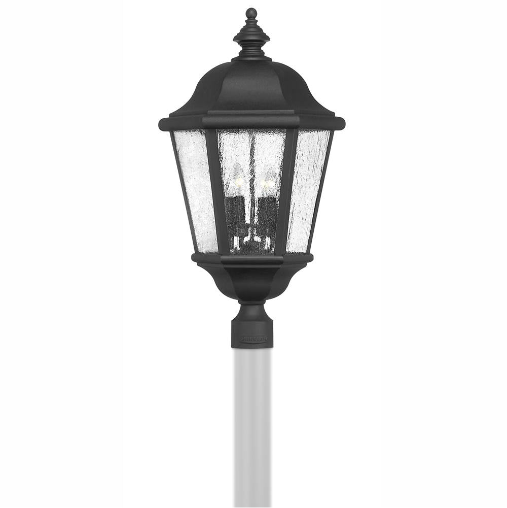 Hinkley Lighting 1677BK-LV Black Extra Large Post Top Or Pier Mount Lantern 12v Image 2