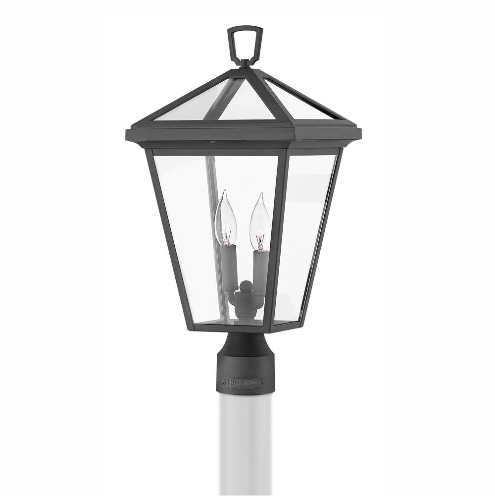 Hinkley Lighting 2561MB-LL Museum Black Medium Post Top Or Pier Mount Lantern Image 2