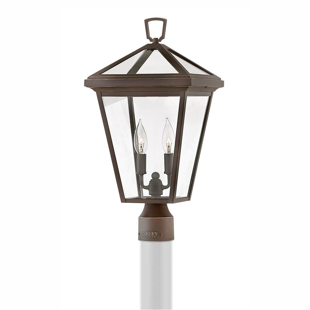 Hinkley Lighting 2561OZ-LL Oil Rubbed Bronze Medium Post Top Or Pier Mount Lantern Image 2