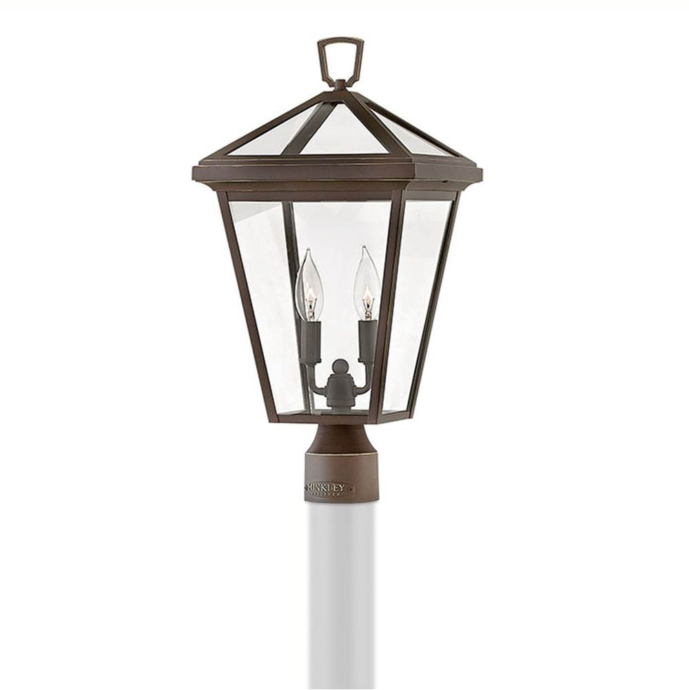 Hinkley Lighting 2561OZ-LV Oil Rubbed Bronze Medium Post Top Or Pier Mount Lantern 12v Image 2