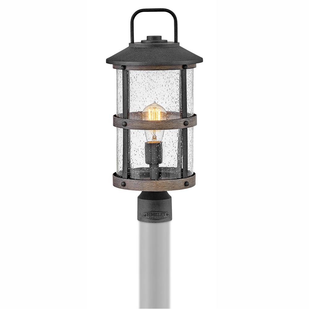 Hinkley Lighting 2687DZ-LV Aged Zinc Medium Post Top Or Pier Mount Lantern 12v Image 2
