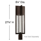 Hinkley Lighting Shelter Large Post Top Or Pier Mount Lantern 12v