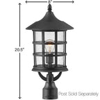 Hinkley Lighting Freeport Coastal Elements Large Post Top Or Pier Mount Lantern 12v