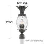 Hinkley Lighting Plantation Extra Large Post Top Or Pier Mount Lantern 12v