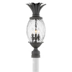Hinkley Lighting 2121MB Museum Black Medium Post Top Or Pier Mount Lantern Image 2