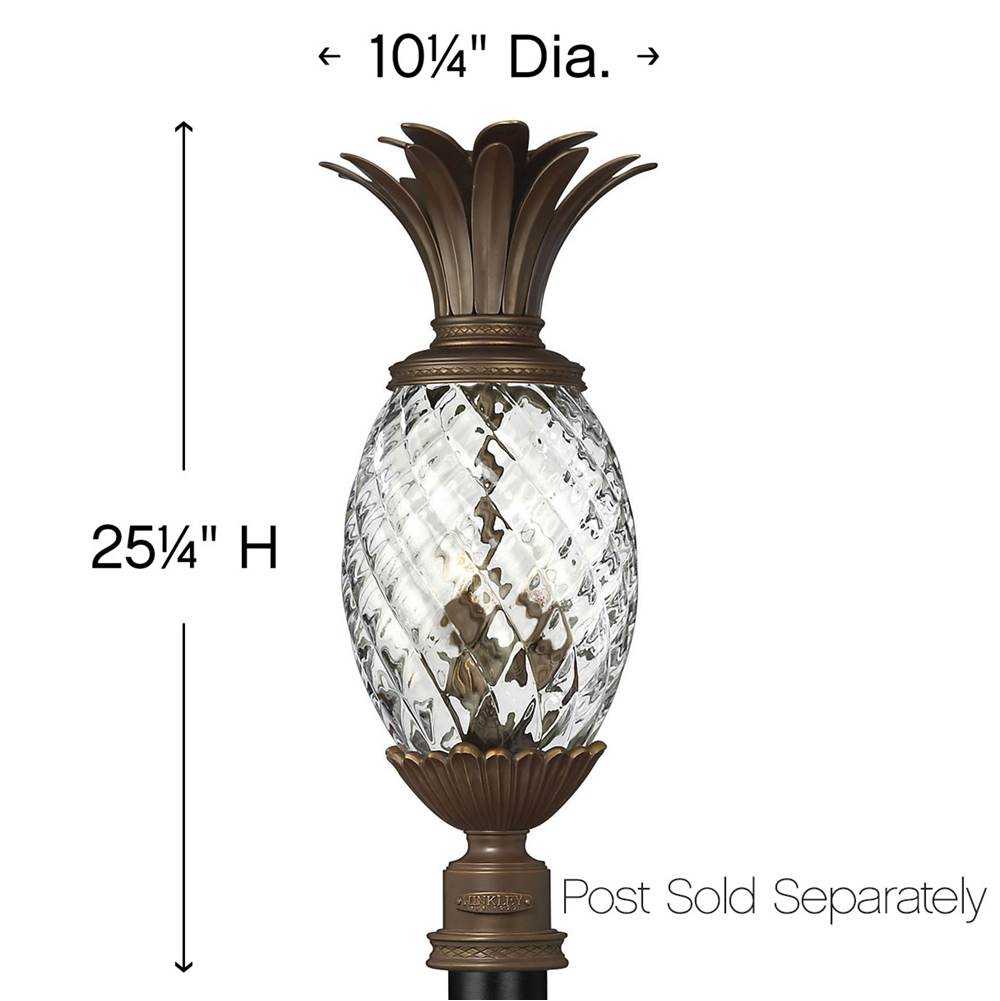 Hinkley Lighting Plantation Medium Post Top Or Pier Mount Lantern 12v