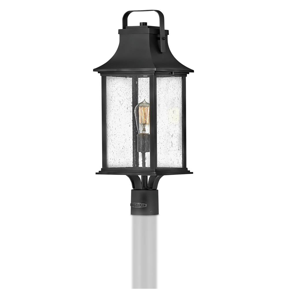 Hinkley Lighting 2391TK Textured Black Medium Post Top Or Pier Mount Lantern Image 2