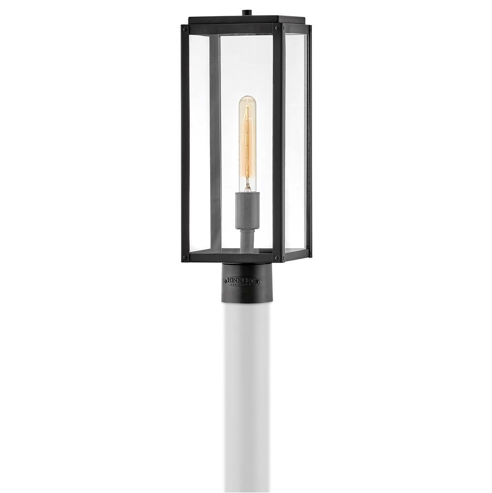 Hinkley Lighting 2591BK Black Medium Post Top Or Pier Mount Lantern Image 2