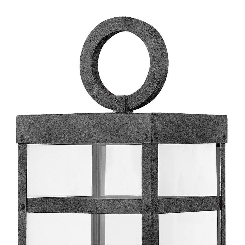 Hinkley Lighting 2801DZ-LL Aged Zinc Medium Post Top Or Pier Mount Lantern Image 3
