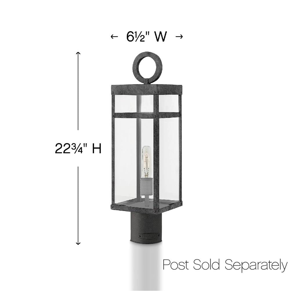 Hinkley Lighting Porter Medium Post Top Or Pier Mount Lantern 12v