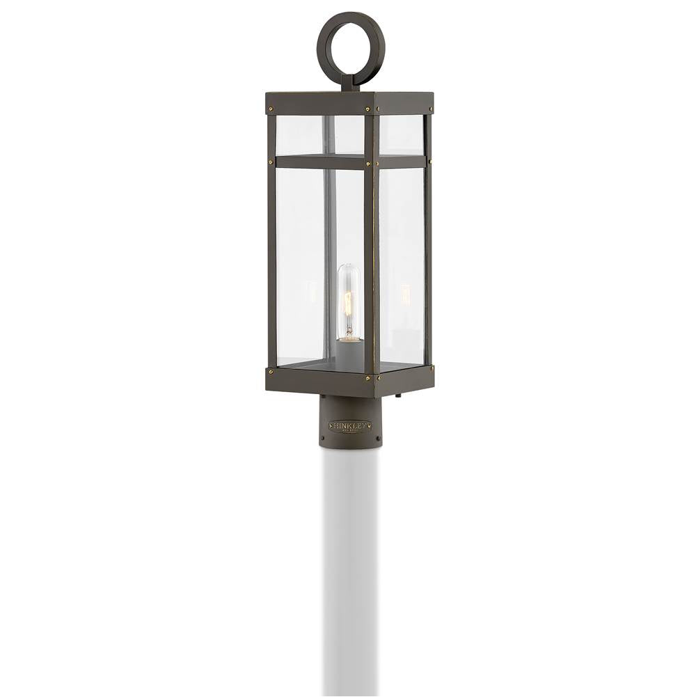 Hinkley Lighting 2801OZ-LV Oil Rubbed Bronze Medium Post Top Or Pier Mount Lantern 12v Image 2