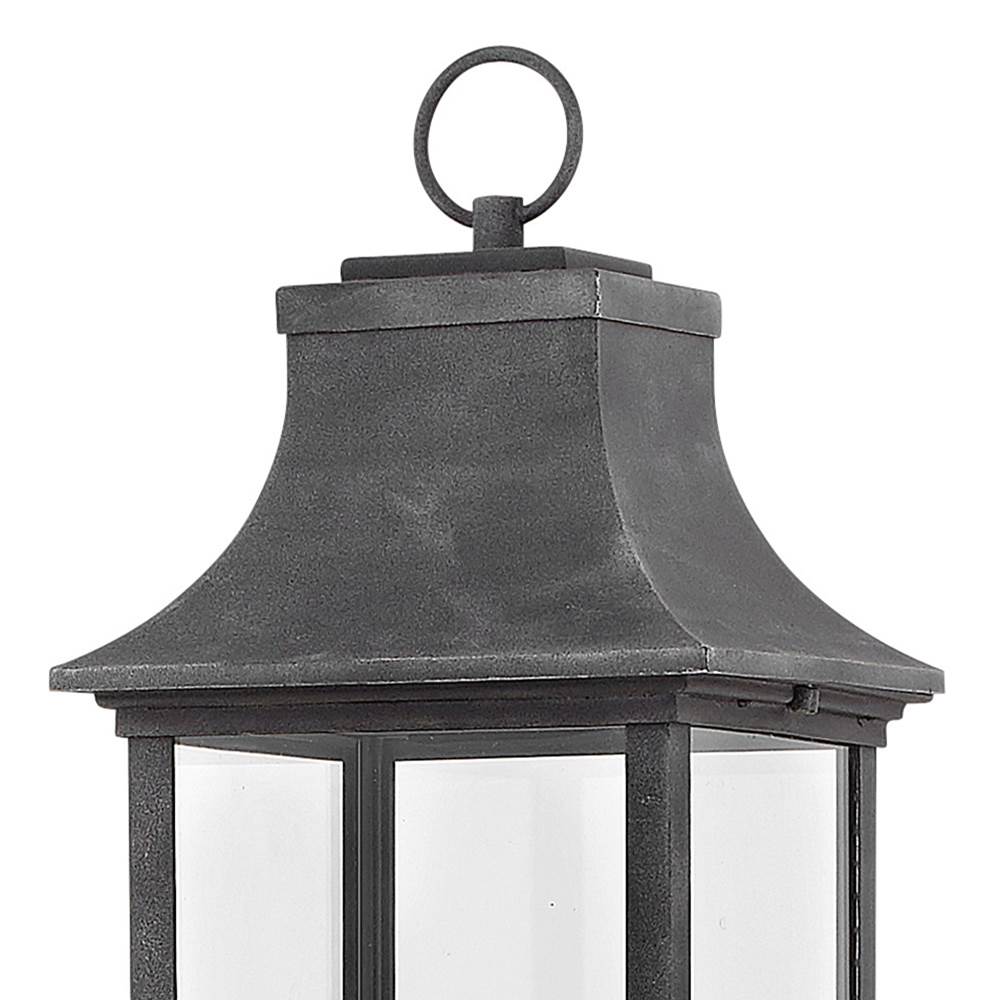 Hinkley Lighting 2931DZ-LL Aged Zinc Large Post Top Or Pier Mount Lantern Image 3