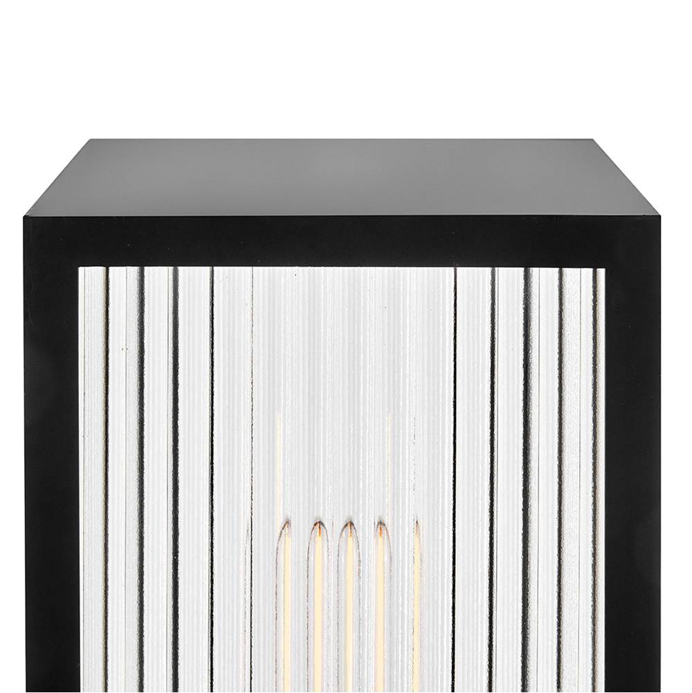 Hinkley Lighting 10601BK Black Medium Post Mount Lantern Image 5