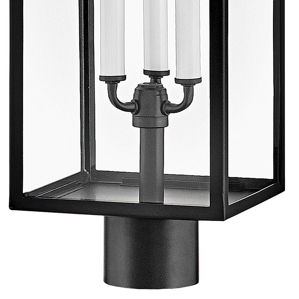 Hinkley Lighting 10661BK-BU Black Large Post Lantern Image 6